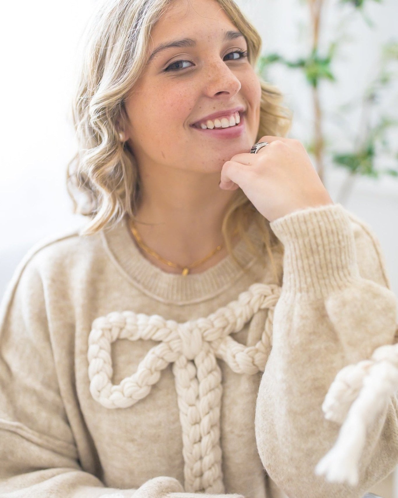 Shea Rock Ever Bow Sweater