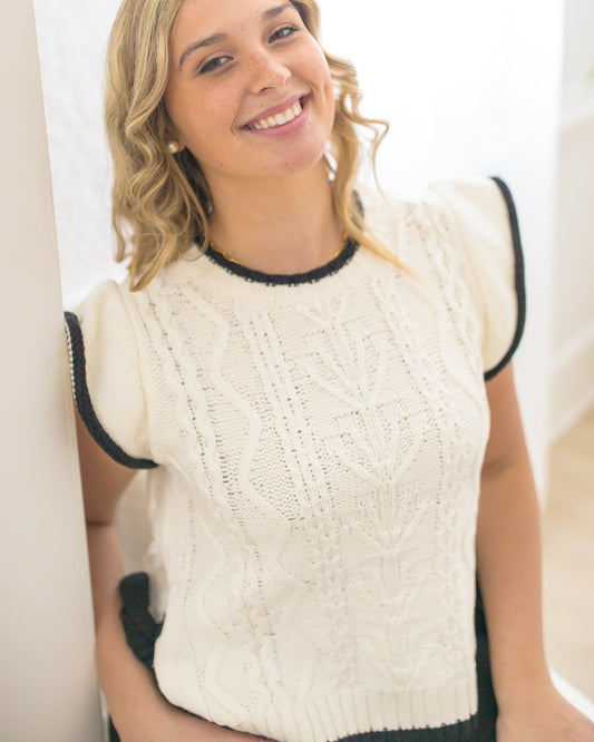 Shea Rock Deaton Side Tie Sweater