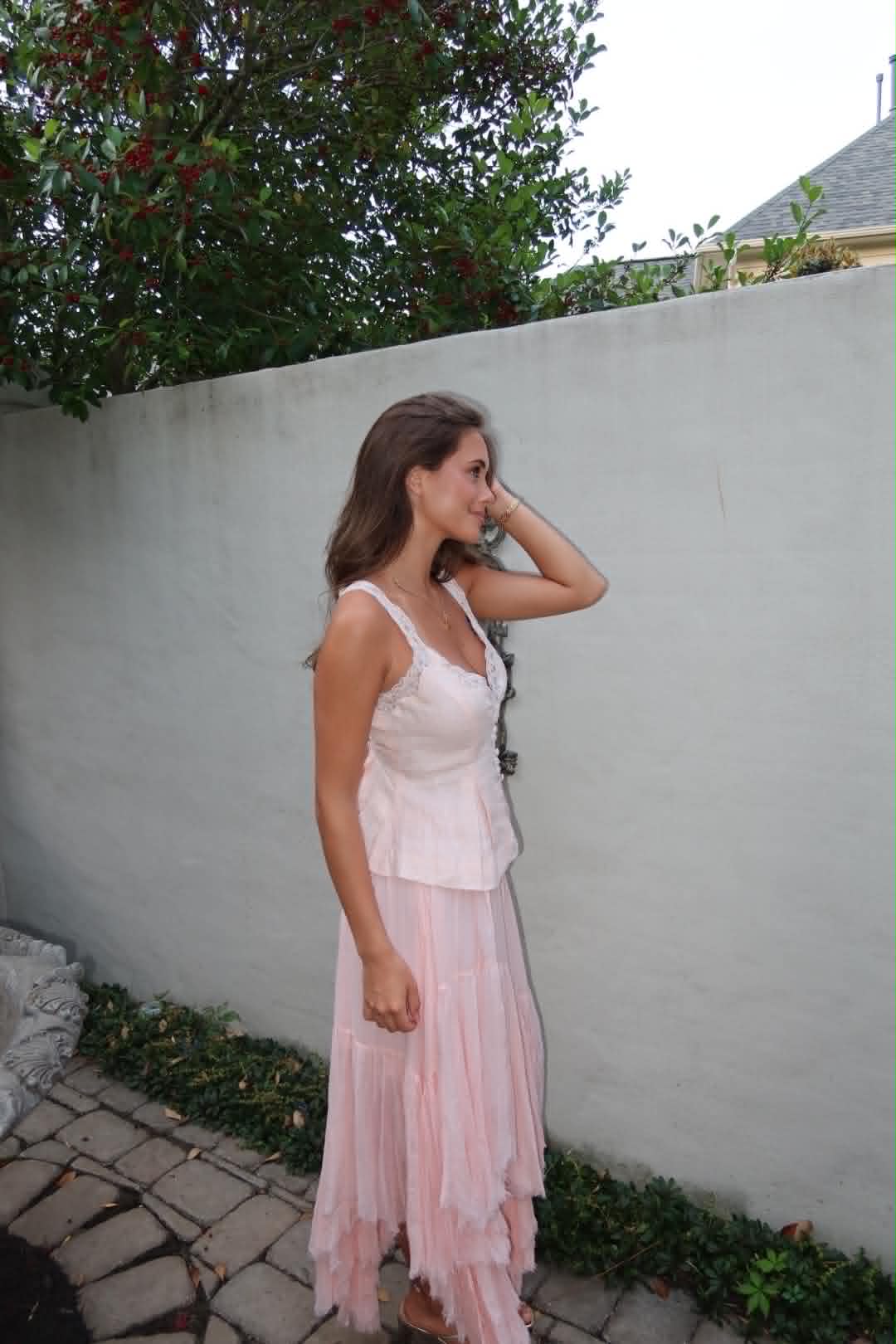 Shai Skirt in Pink by Strawberry Paris