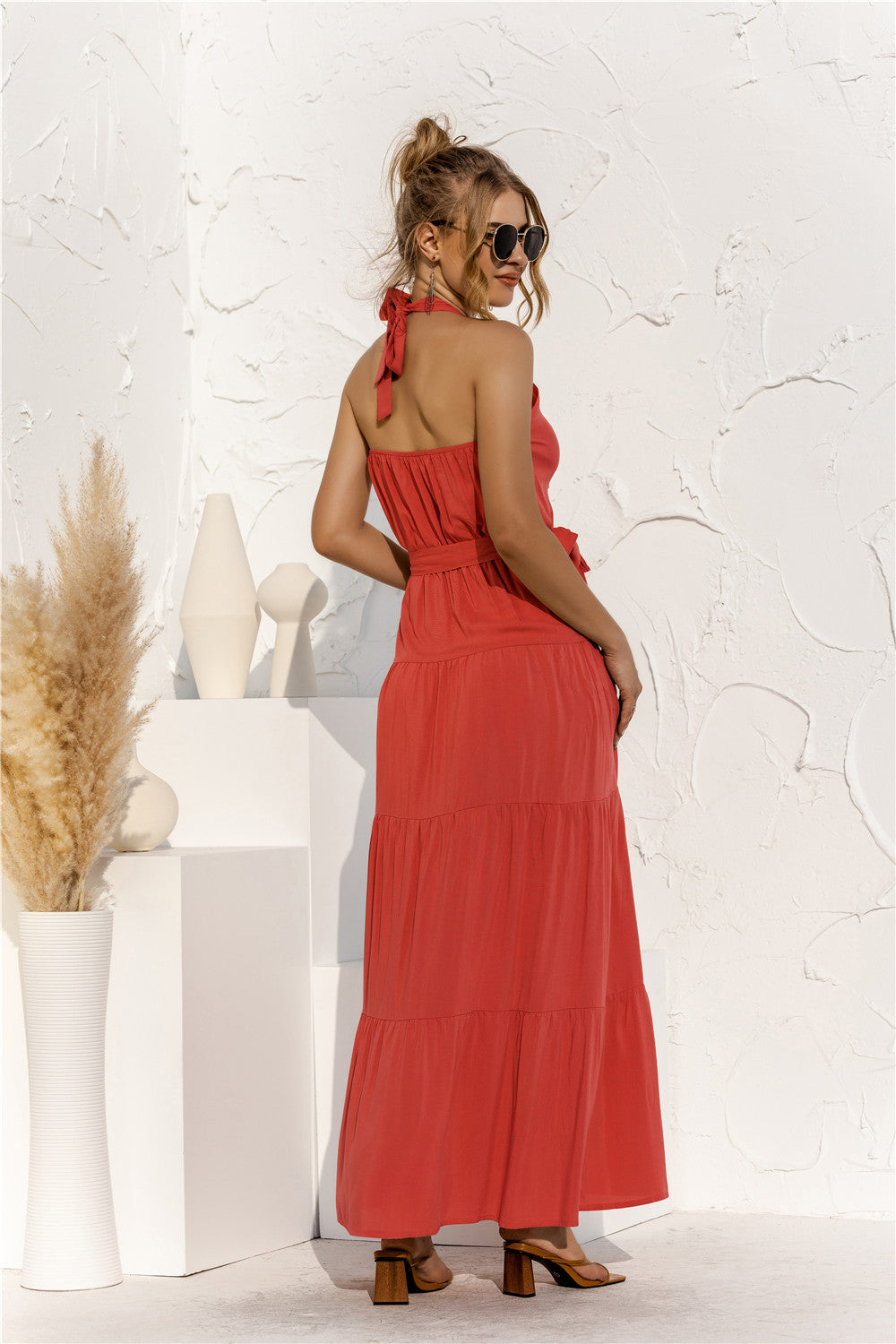 Shea Rock Laguna Tiered Maxi Dress