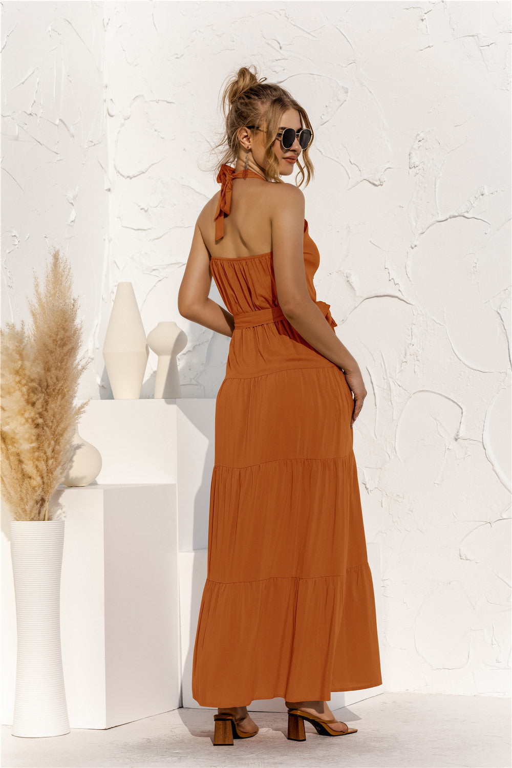 Shea Rock Laguna Tiered Maxi Dress