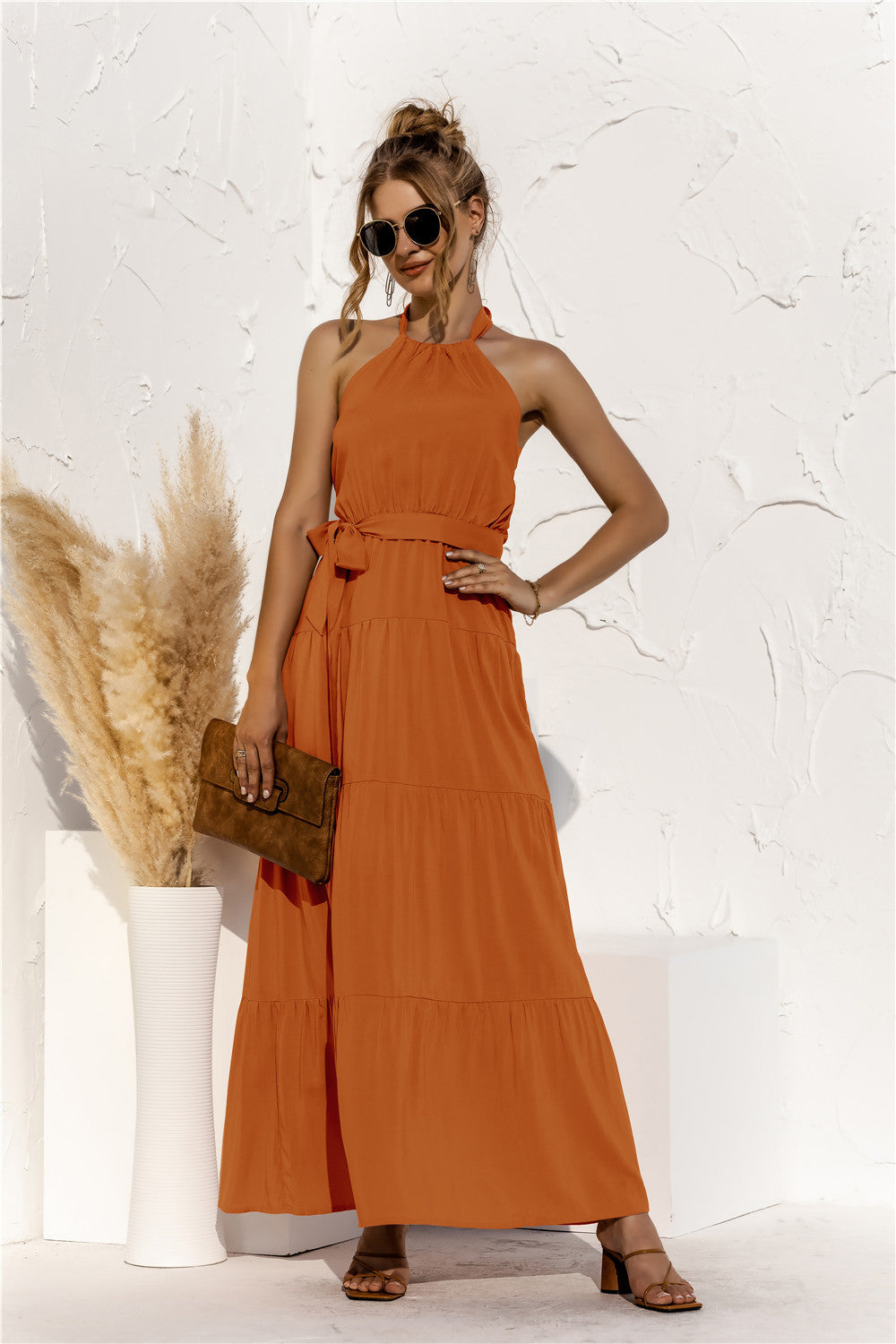 Shea Rock Laguna Tiered Maxi Dress
