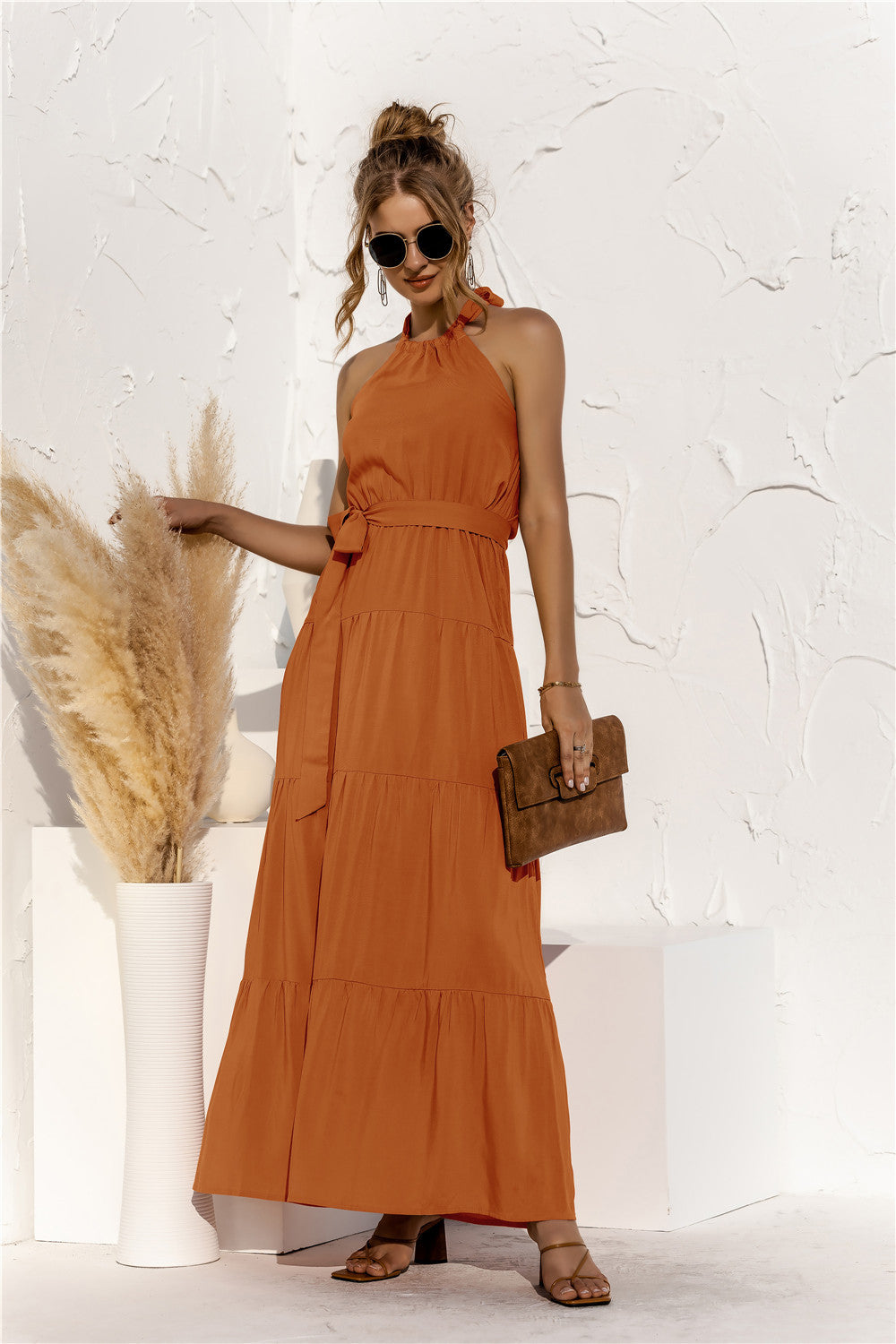 Shea Rock Laguna Tiered Maxi Dress
