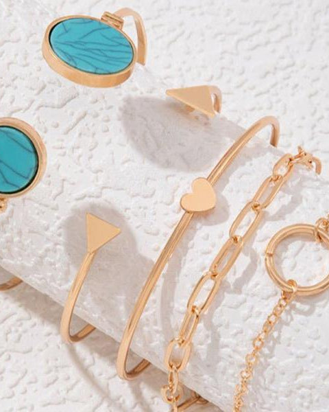 It isn't a Love Triangle Bracelet Set - Shop Shea Rock