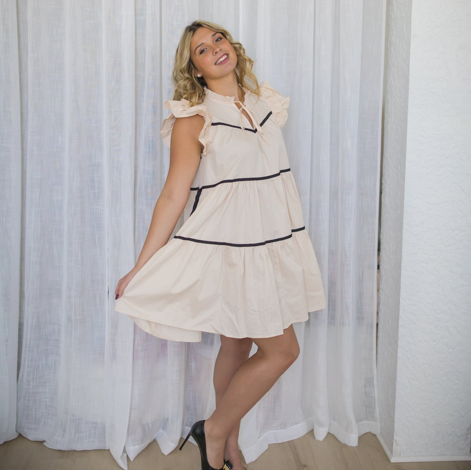 Shea Rock Melody Side Bow Dress