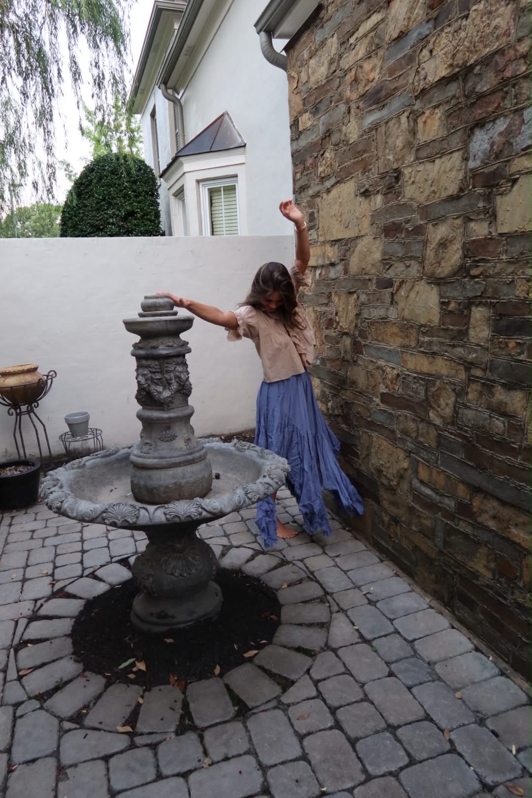 Shai Skirt in Blue by Strawberry Paris