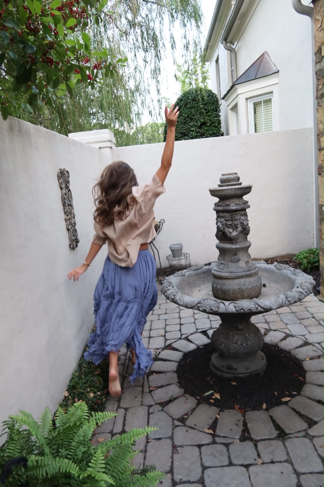 Greta Top in Taupe by Strawberry Paris