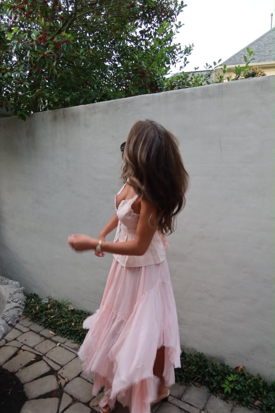 Shai Skirt in Pink by Strawberry Paris