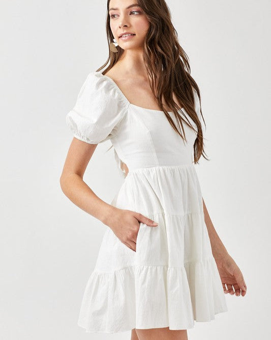 Gardenia Tie Back Dress