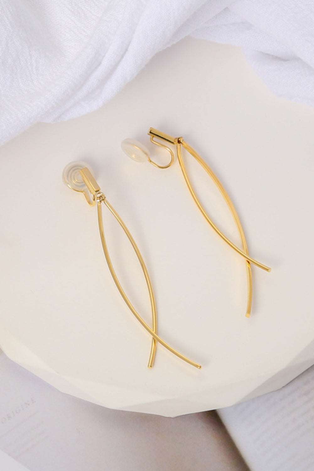 18K Gold Plated Clip-On Earrings - Shop Shea Rock