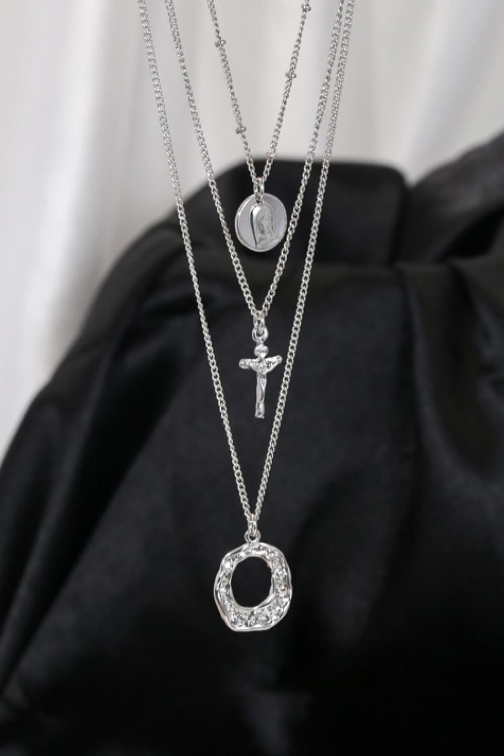 3-Piece 18K Gold-Plated Pendant Necklace - Shop Shea Rock