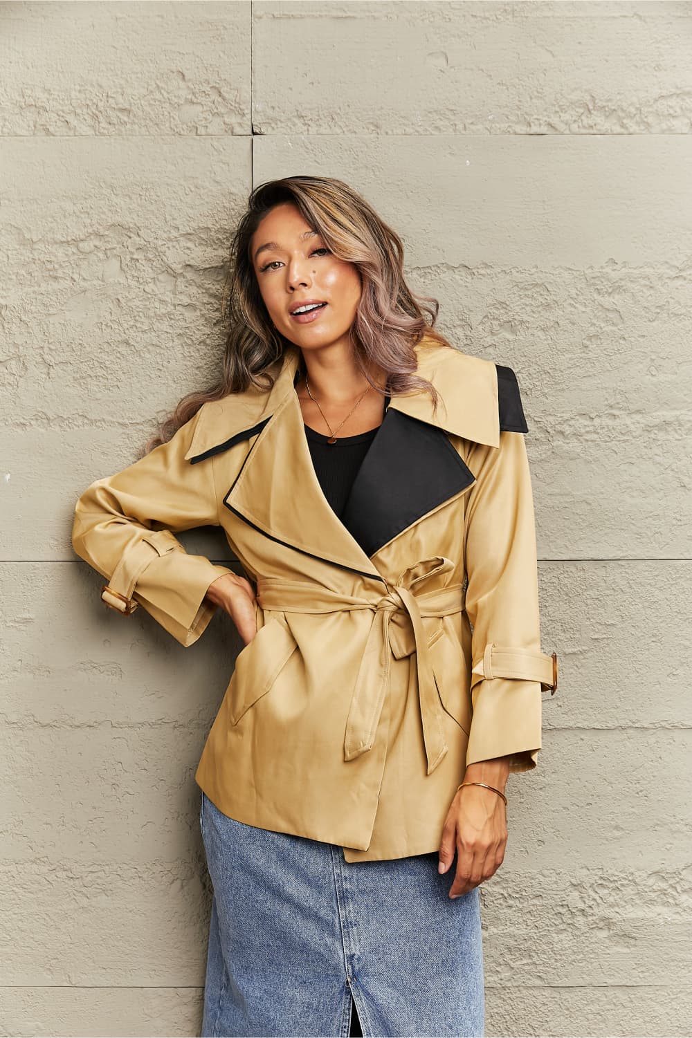 The on the go Trench Coat