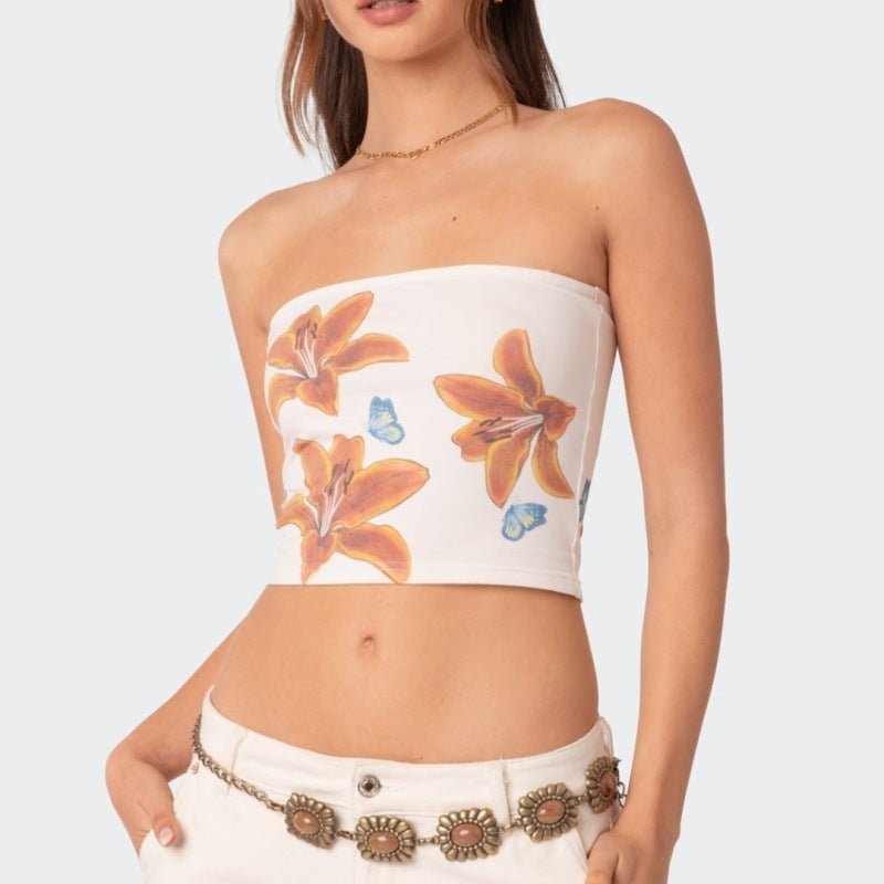 A Day In Paradise Tube Top - Shop Shea Rock