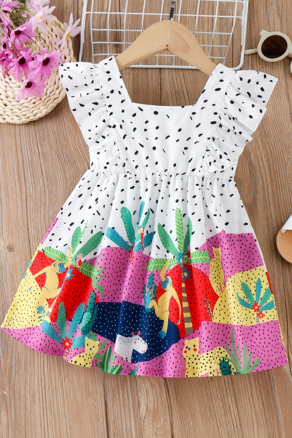 Shea Rock Kids Watercolor Dress