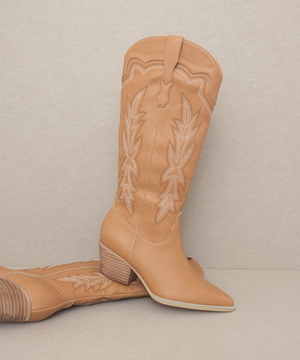 Cassie Embroidered Cowboy Boot - Shop Shea Rock