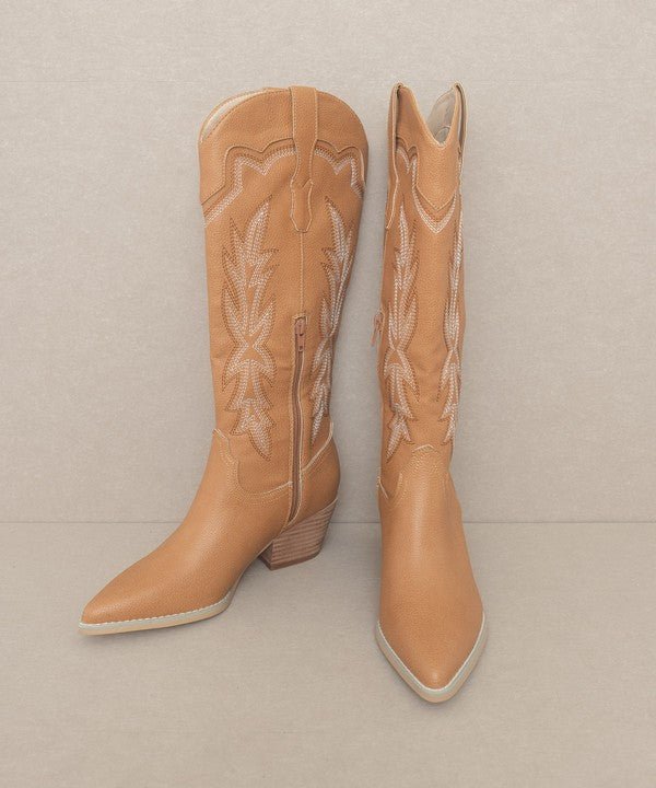 Cassie Embroidered Cowboy Boot - Shop Shea Rock