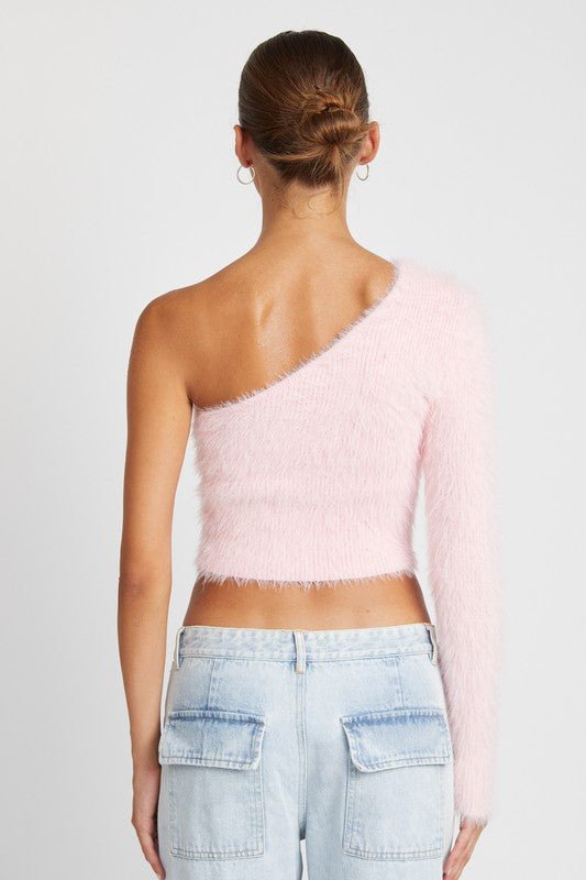 Cloud One Shoulder Sweater - Shop Shea Rock