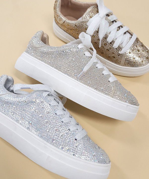 Dolce Granda Bling Tennis Shoes - Shop Shea Rock