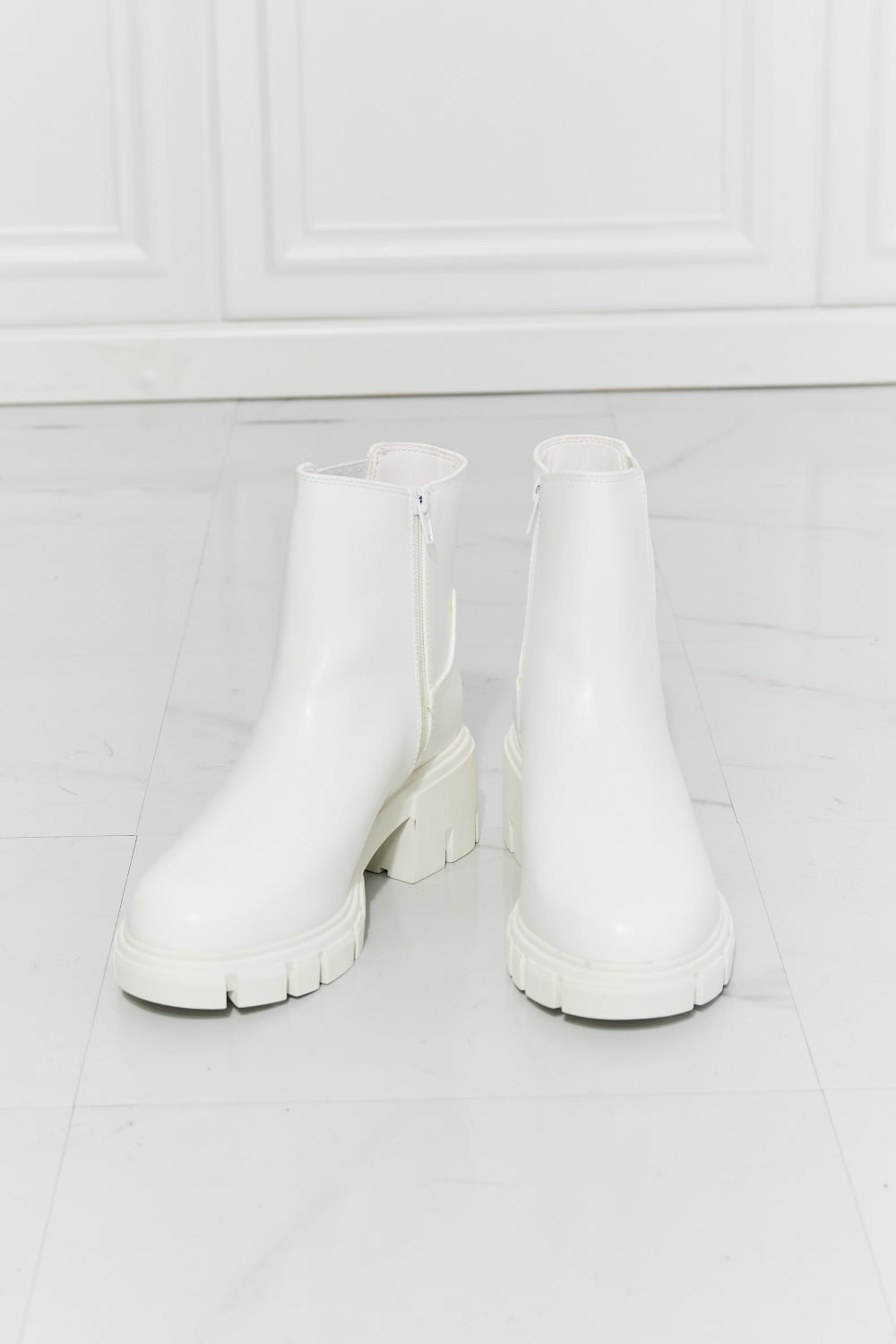 White Out Lug Boots