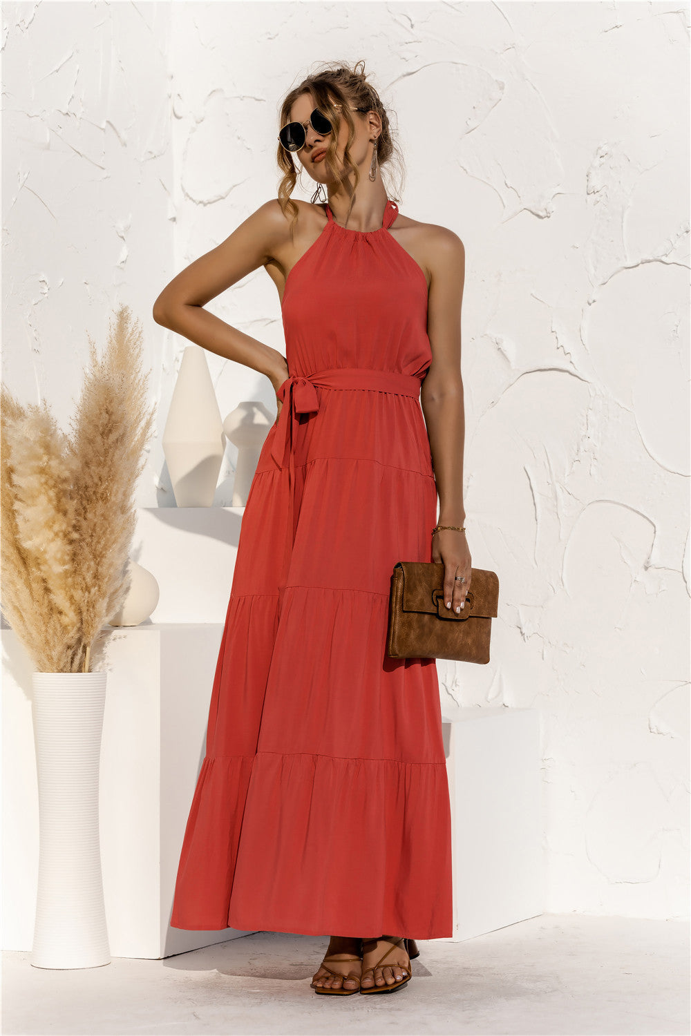 Shea Rock Laguna Tiered Maxi Dress