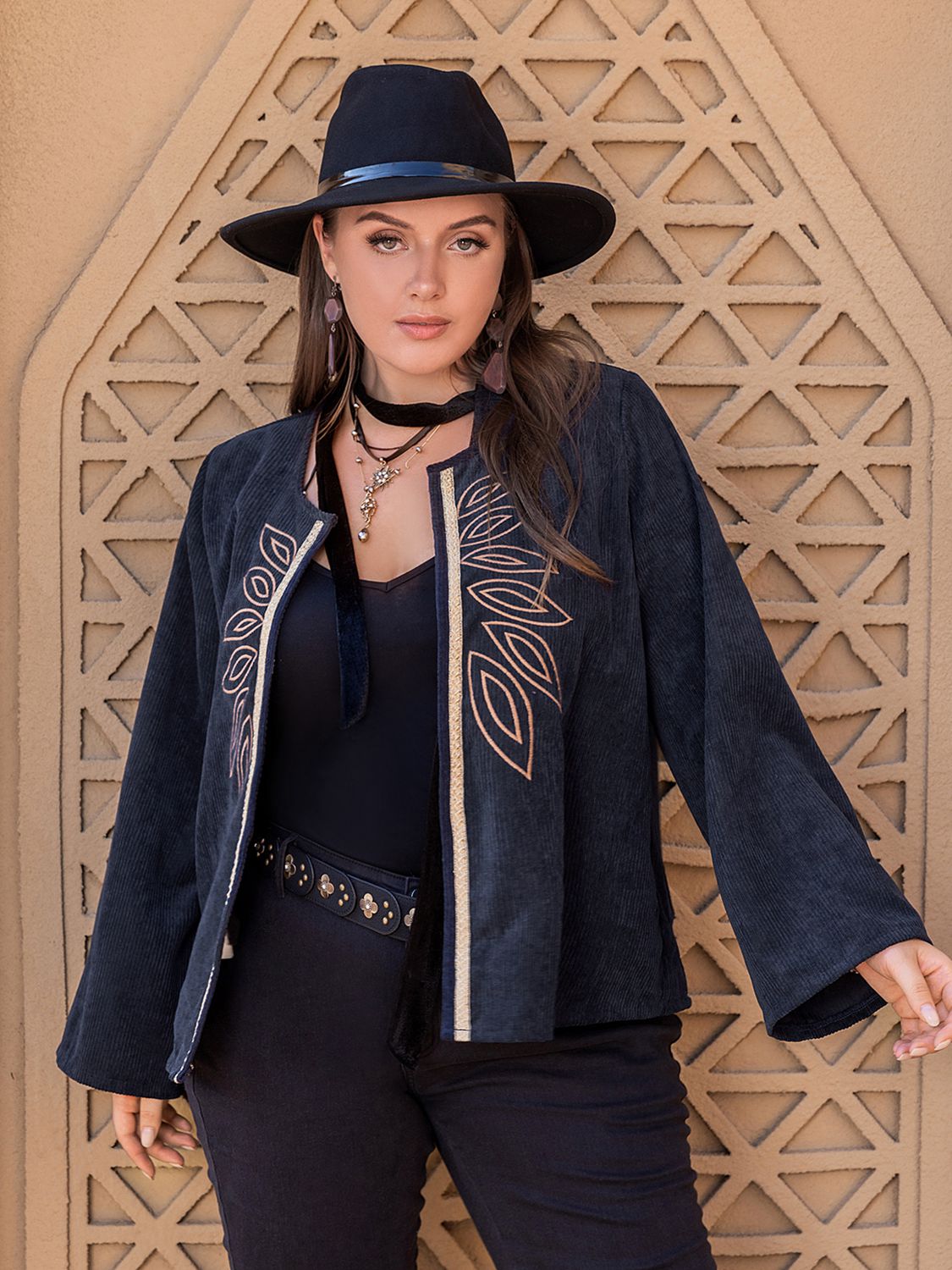 Emily Embroidered Jacket - Shop Shea Rock