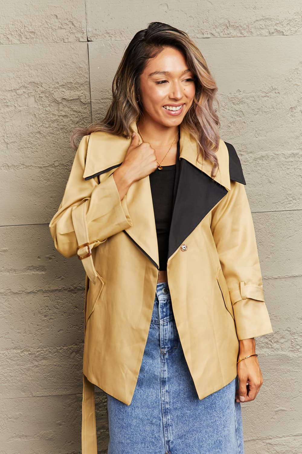 The on the go Trench Coat