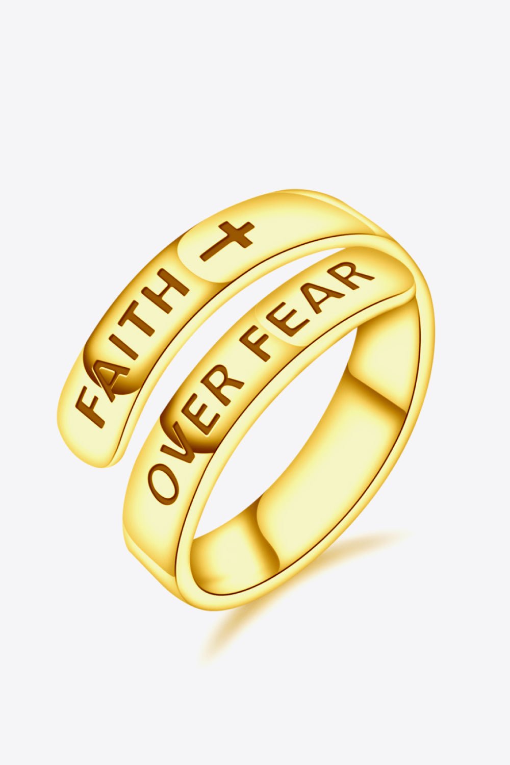 Faith Over Fear Bypass Ring - Shop Shea Rock