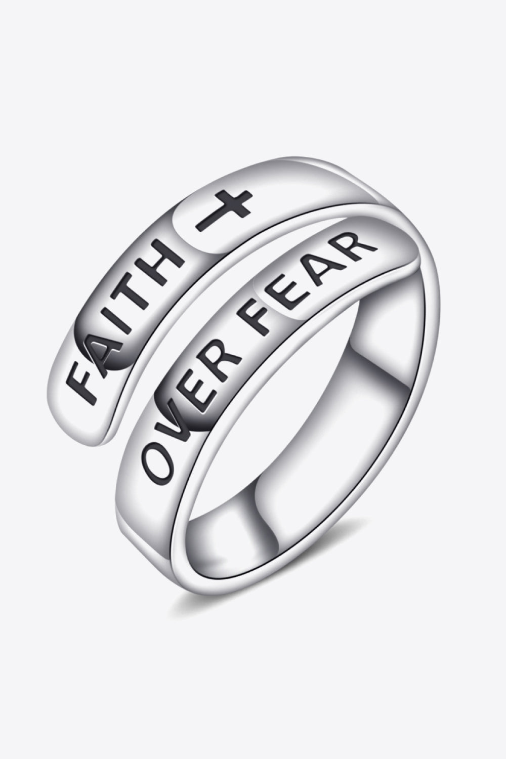 Faith Over Fear Bypass Ring - Shop Shea Rock