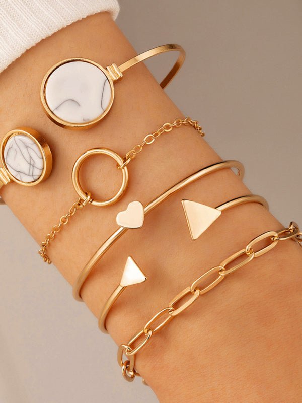 It isn't a Love Triangle Bracelet Set - Shop Shea Rock