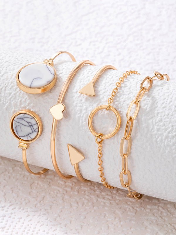 It isn't a Love Triangle Bracelet Set - Shop Shea Rock