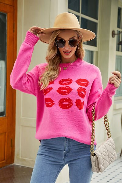 Lips are Sealed Sweater