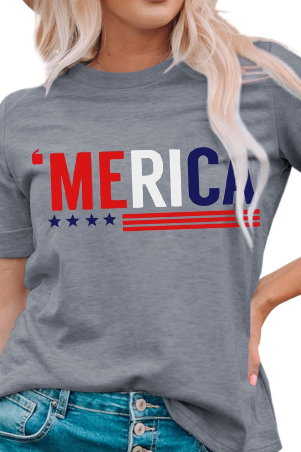 Merica Crewneck T-Shirt